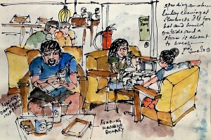 An evening at Starucks