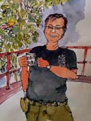 Victor, regaling me with his stories