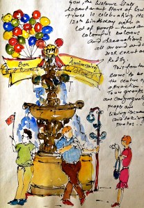 Trying to capture GUM's 120th anniversary jubilation.