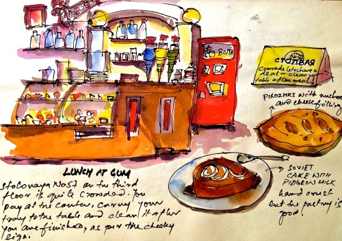 'Comrade, let's have a deal, clear the table before you leave'