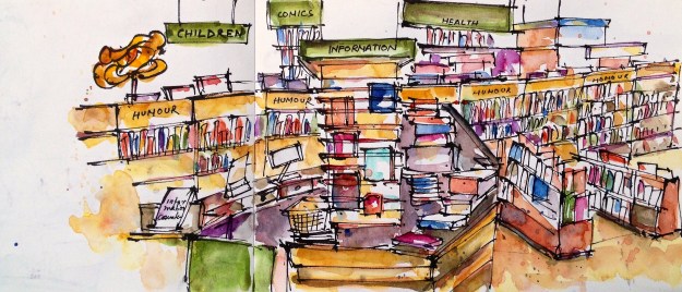 The books were calling my name, especially the art & design section. It was very hard to concentrate. 