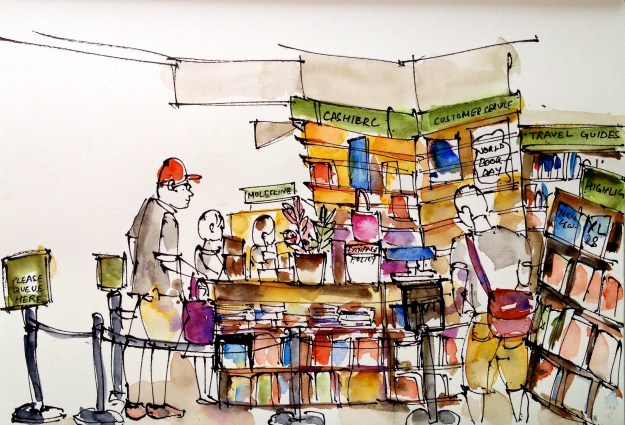 In the age of small screens, it is reassuring to see people buy the real thing. 