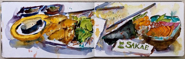 Lunch at Sakae Sushi