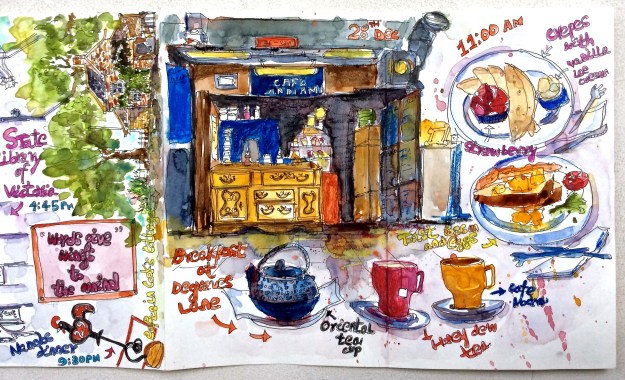 28th Dec / Melbourne : Laneway breakfast