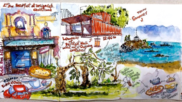 Christchurch / 2nd Jan : We had dinner at Indian Sumner, an Indian restaurant at Sumner. After surviving on Egg Benedict, Fish and Chips, sandwiches, wraps and burgers for days, a slice of home felt heavenly. 