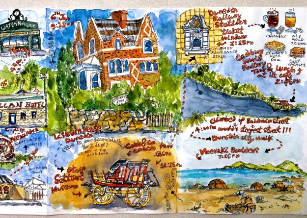 Dunedin / 6th Jan: We woke up in a Victorian dream home, toured a chocolate factory and climbed the world's steepest street, all in one day. Pretty productive, I'd say!