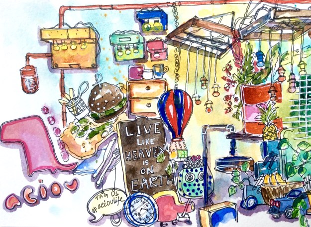 AEIOU Cafe - close up