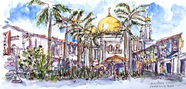 The Sultan Mosque in Kampong Glam